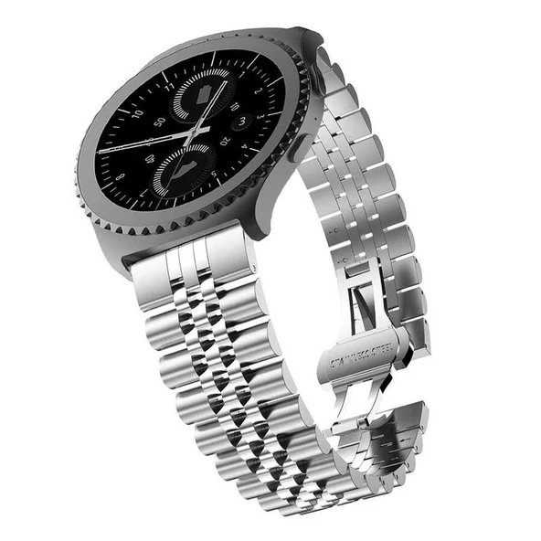 Zore Galaxy ile uyumlu Watch Active 2 44mm KRD-36 20mm Metal Kordon ürün görseli 1