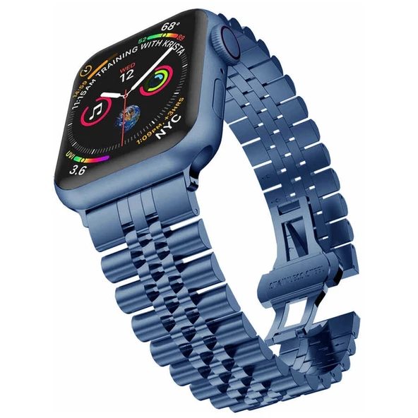 Zore Apple ile uyumlu Watch 42mm KRD-36 Metal Kordon ürün görseli 1