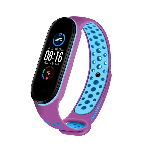 Zore Xiaomi ile uyumlu Mi Band 6 KRD-02 Silikon Kordon ürün görseli 1