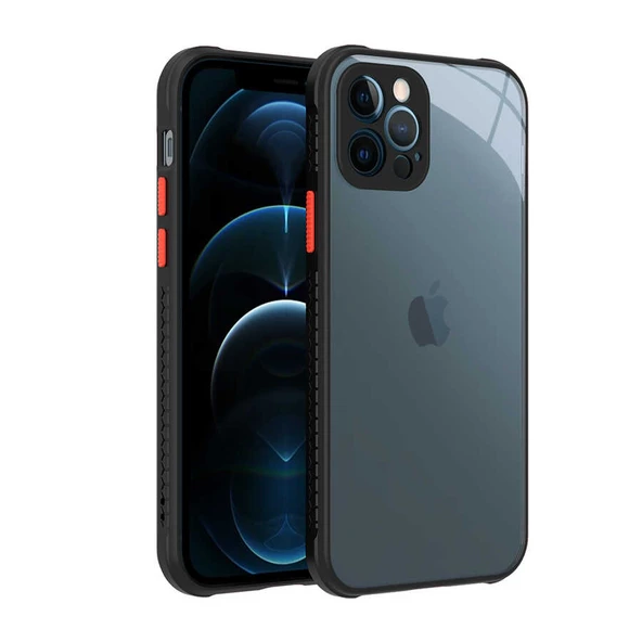 Zore Apple ile uyumlu iPhone 12 Pro Kılıf ​​Kaff Kapak ürün görseli 1