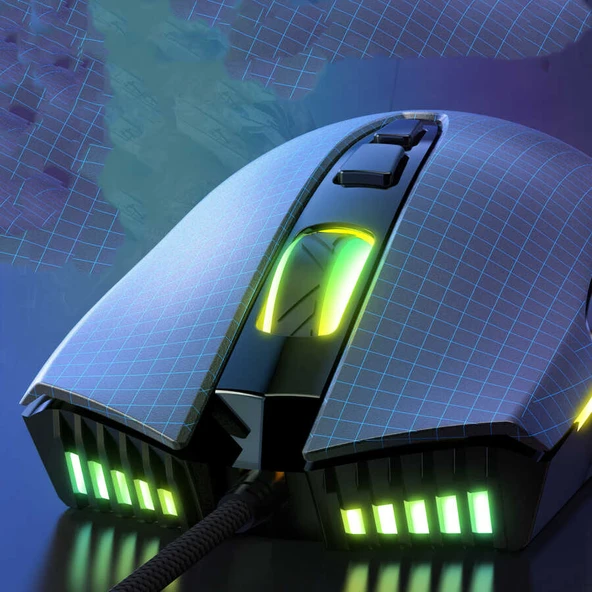 Zore Onikuma CW905 RGB Oyuncu Mouse - Resim 8