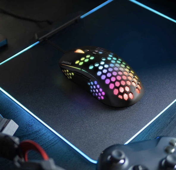 Zore Onikuma CW903 RGB Oyuncu Mouse - Resim 2