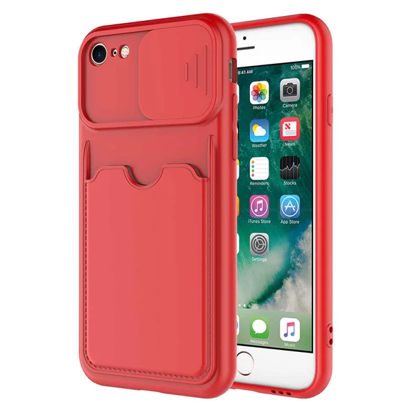 Zore Apple ile uyumlu iPhone 8 Kılıf ​Kartix Kapak ürün görseli 1