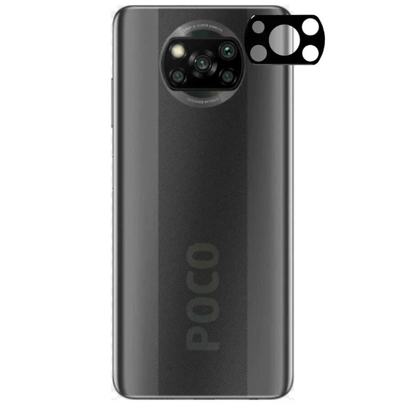 Zore Xiaomi ile uyumlu Poco X3 3D Kamera Camı ürün görseli 1