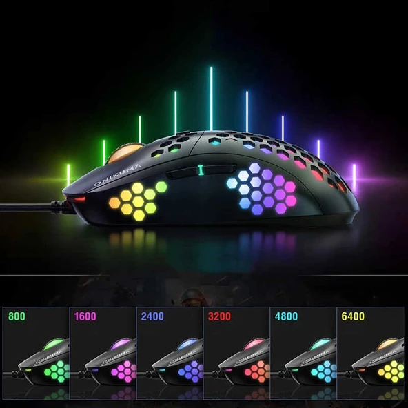Zore Onikuma CW903 RGB Oyuncu Mouse - Resim 7