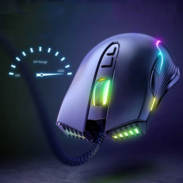 Zore Onikuma CW905 RGB Oyuncu Mouse - Resim 9