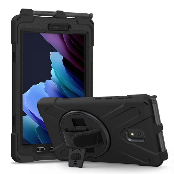 Zore Galaxy ile uyumlu Tab Active 3 T577 Defender Tablet Silikon ürün görseli 1