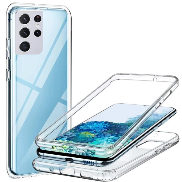 Zore Galaxy ile uyumlu S21 Ultra Kılıf Enjoy Kapak ürün görseli 1