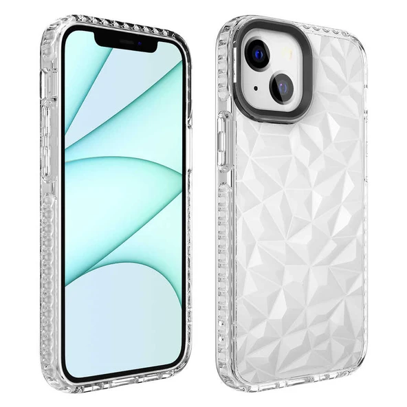 Zore Apple ile uyumlu iPhone 13 Kılıf Buzz Kapak ürün görseli 1