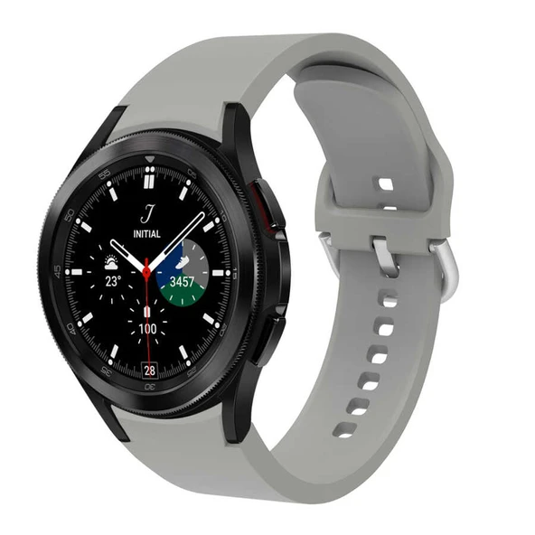 Zore Galaxy ile uyumlu Watch 4 Classic 46mm KRD-50 Silikon Kordon ürün görseli 1
