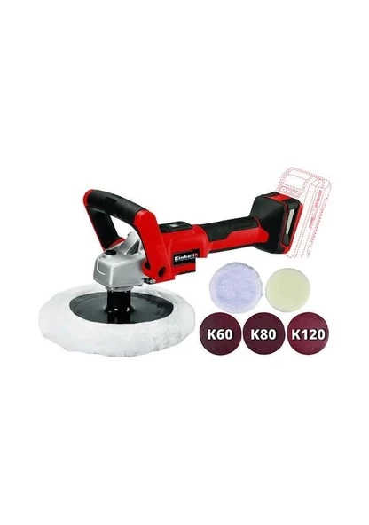 Einhell CE-CP 18/180 Li E-Solo Kömürsüz Akülü Polisaj ve Zımpara Makinesi - 2093320 ürün görseli 1