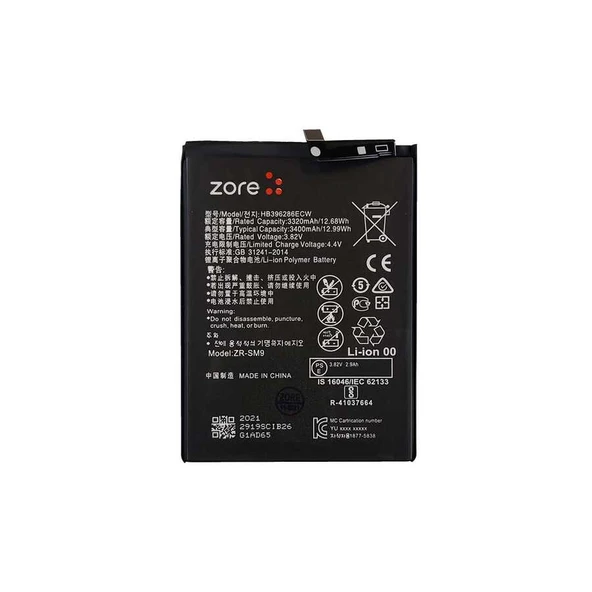 Zore Huawei ile uyumlu P Smart 2019 A Kalite Uyumlu Batarya ürün görseli 1