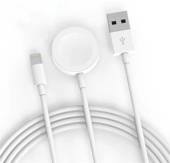 Zore Akıllı Saat Lightning-Wireless USB Şarj Kablosu 1.2M - Resim 4