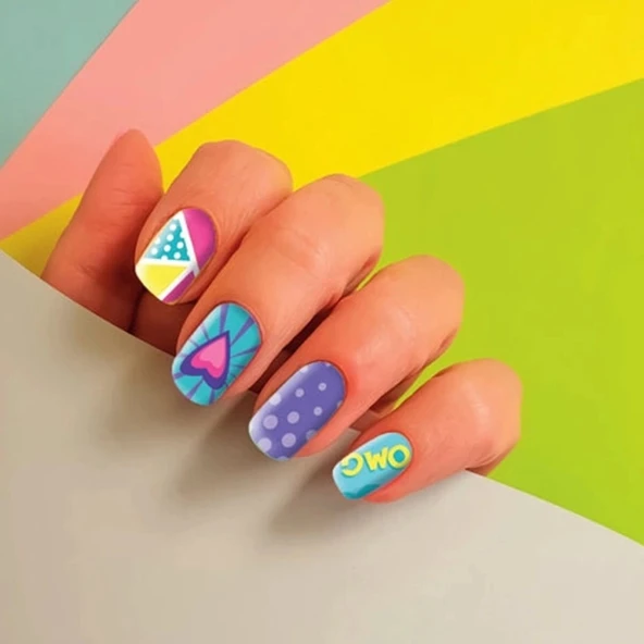 Mey İthalat® 18895 Crazy Chic - Tak Git Tırnaklar - Pop - Resim 3