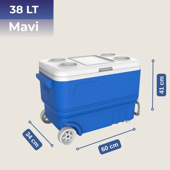 PTTAVM: 38 Lt Tekerlekli Buzluk Termos (1030 Wheled Cooler Box)