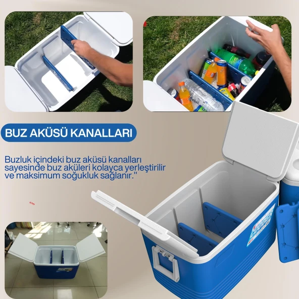 Kale Termos 60 Lt Buzluk Termos (1023 Cooler Box ) - Resim 4