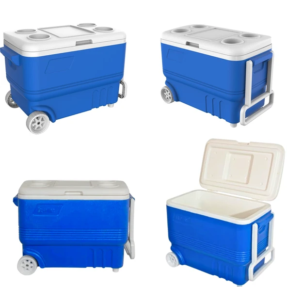 38 Lt Tekerlekli Buzluk Termos (1030 Wheled Cooler Box) - Resim 9
