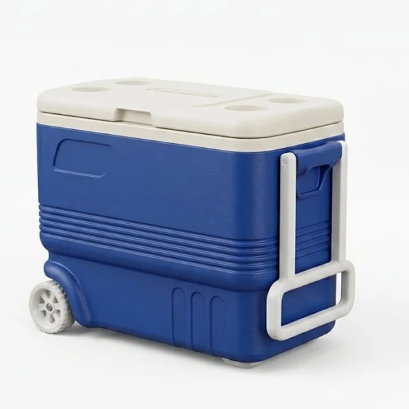 45 Lt Tekerlekli Buzluk Termos (1032 Wheled Cooler Box) ürün görseli 1