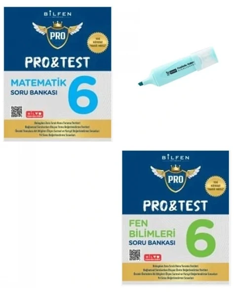 6.Sınıf ProTest Matematik Ve Fen Bilimleri Soru Bankası Yeni Müfredat ürün görseli 1