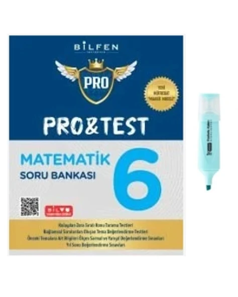 6.Sınıf ProTest Matematik Soru Bankası Yeni Müfredat ürün görseli 1