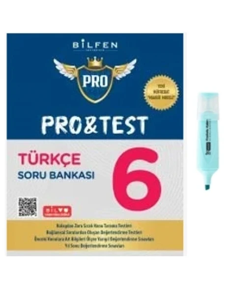 6.Sınıf ProTest Türkçe Soru Bankası Yeni Müfredat ürün görseli 1
