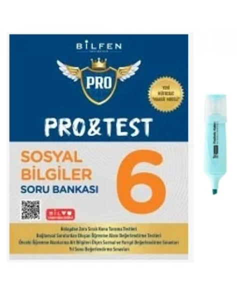 6.Sınıf ProTest Sosyal Bilgiler Soru Bankası Yeni Müfredat ürün görseli 1