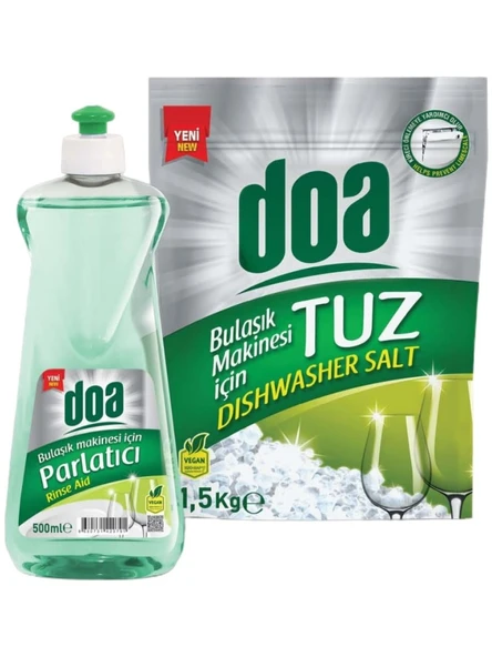 Doa Bulaşık Makinesi Parlatıcı 500 ml & Tuz 1,5 Kg ürün görseli 1