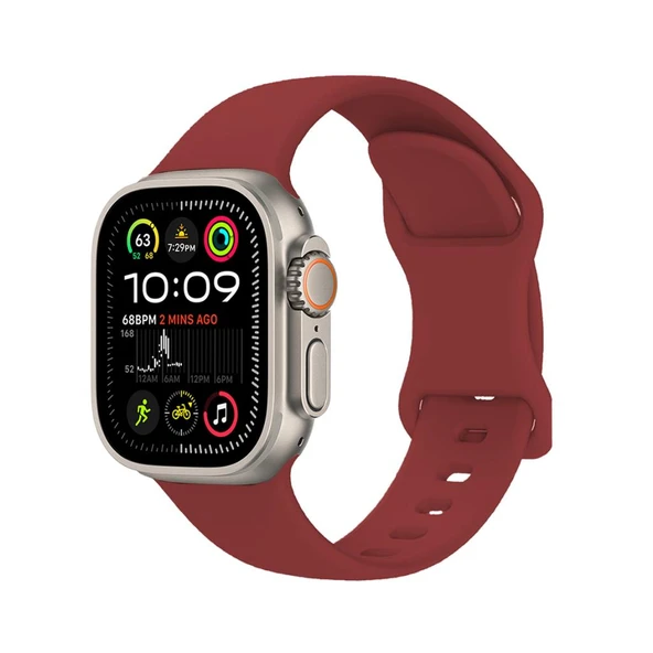 Zore Apple ile uyumlu Watch Ultra 49mm KRD-131 Silikon Kordon Strap Kayış ürün görseli 1