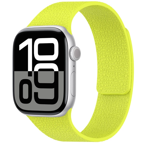 Zore Apple ile uyumlu Watch 38mm KRD-136 Kabartma Desenli Silikon Kordon ürün görseli 1