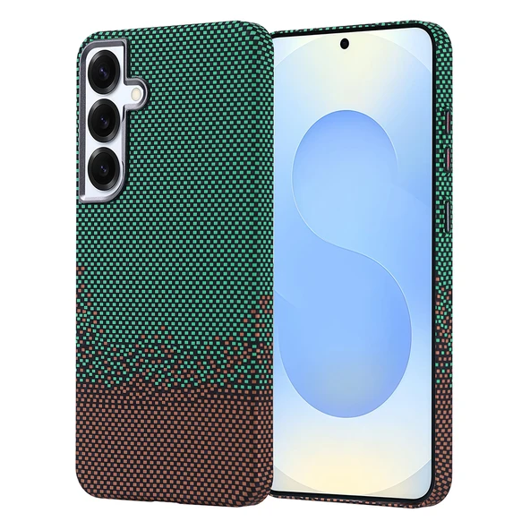 Zore Galaxy ile uyumlu S24 Plus Kılıf M-safe Şarj Özellikli Karbon Fiber Görünümlü Nekst Kapak ürün görseli 1