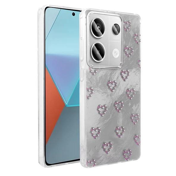 Zore Xiaomi ile uyumlu Redmi Note 13 Pro 4G Kılıf Kamera Korumalı Figürlü Ponti Silikon Kapak ürün görseli 1