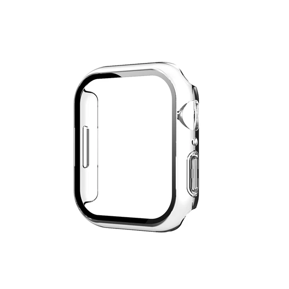Zore Apple ile uyumlu Watch 10 42mm Sert PC Kasa ve Ekran Koruyucu Watch Gard 37 ürün görseli 1