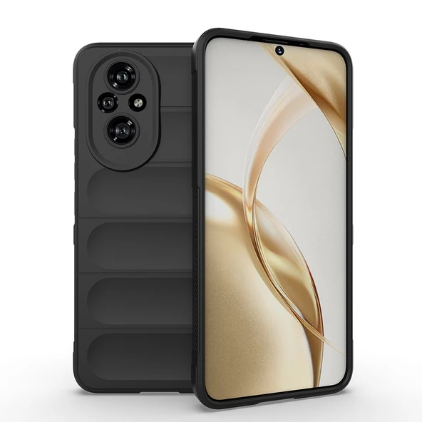 Zore Honor 200 Pro Kılıf Esnek TPU Oyuklu Arka Yüzey Tasarımlı Etnik Silikon Kapak ürün görseli 1