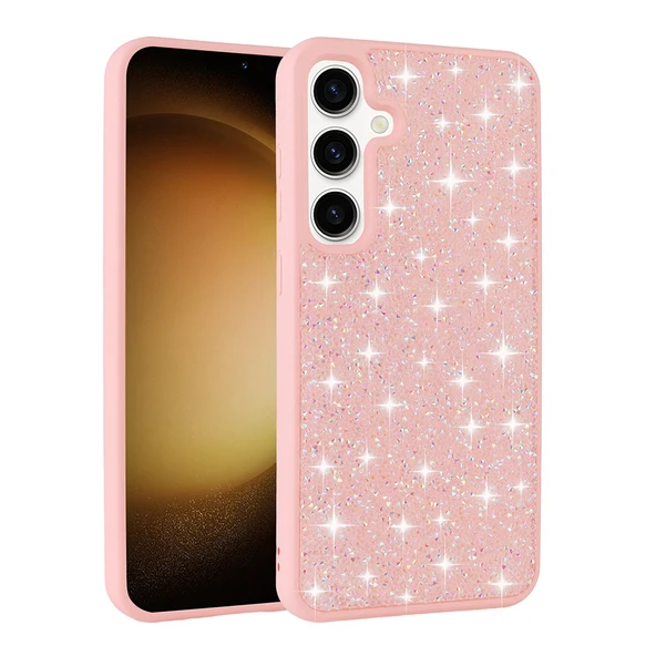 Zore Galaxy ile uyumlu A55 Kılıf Parlak Taşlı Tasarım Pırlanta Kapak ürün görseli 1