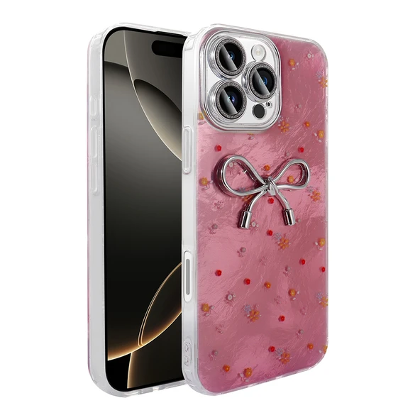 Zore Apple ile uyumlu iPhone 16 Pro Kılıf Kamera Korumalı Figürlü Ponti Silikon Kapak ürün görseli 1