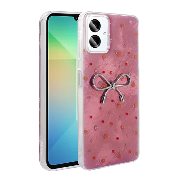 Zore Galaxy ile uyumlu A06 Kılıf Kamera Korumalı Figürlü Ponti Silikon Kapak ürün görseli 1