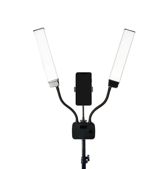 Zore AL45X Işıklı Telefon Tutucu Ring Light - Resim 2