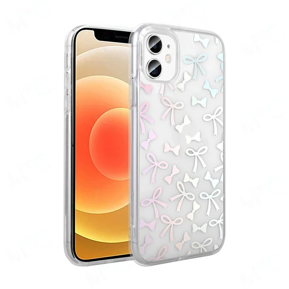 Zore Apple ile uyumlu iPhone 11 Kılıf Şeffaf Figürlü Folk Sert Kapak ürün görseli 1