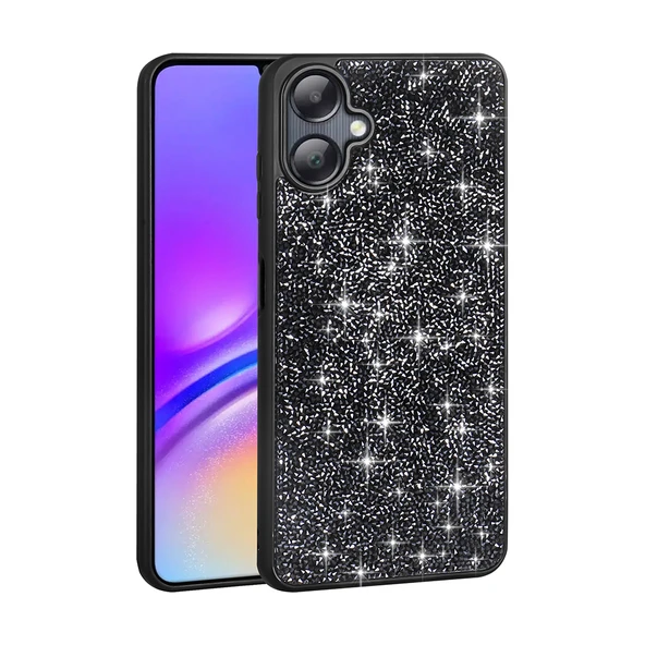 Zore Galaxy ile uyumlu A06 Kılıf Parlak Taşlı Tasarım Pırlanta Kapak ürün görseli 1