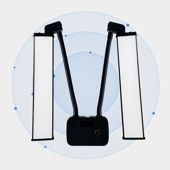 Zore AL45X Işıklı Telefon Tutucu Ring Light - Resim 4