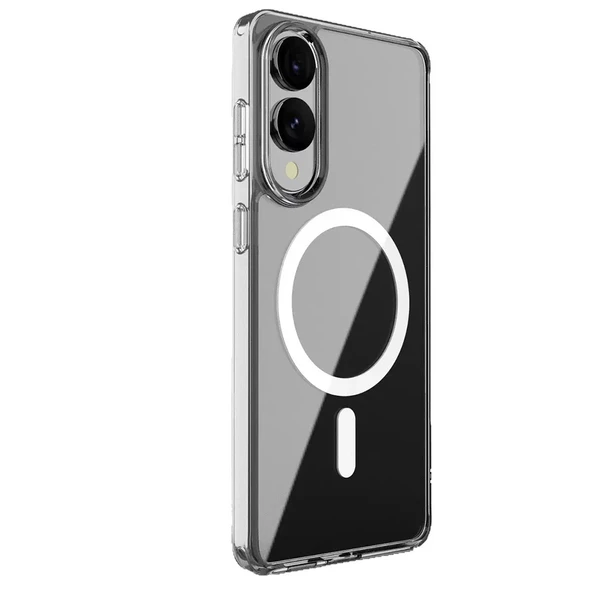 Zore Galaxy ile uyumlu S25 Edge Kılıf Kamera Korumalı M-safe Sert PC Porto Kapak ürün görseli 1