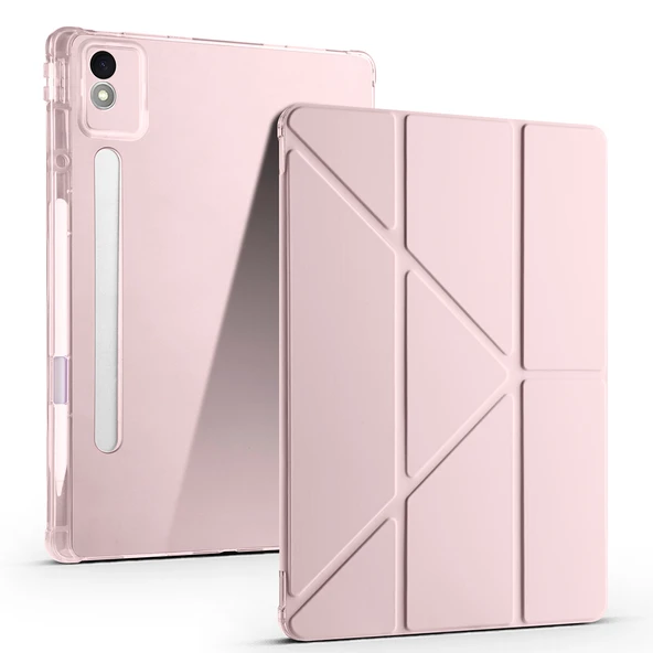 Zore Lenovo ile uyumlu Idea Tab Pro 12.7 TB-373FU Kılıf Tri Folding Kalem Bölmeli Standlı Kılıf ürün görseli 1