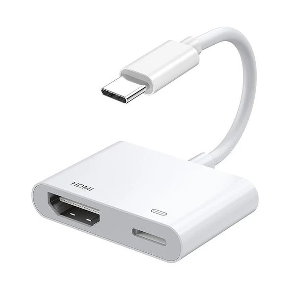 Zore Type-C to Type-C PD100W + HDMI 4K@30Hz 2in1 Adaptör ürün görseli 1