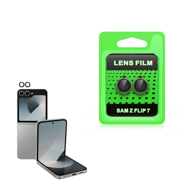 Zore Galaxy ile uyumlu Z Flip 7 CL-07 Kamera Lens Koruyucu ürün görseli 1