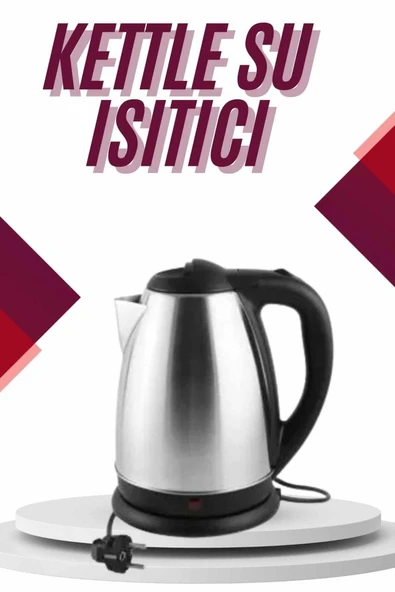 Çelik Su Isıtıcı Kettle Dayanıklı Paslanmaz Çelik Uzun Ömürlü ürün görseli 1