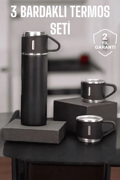 500 ml Kapasiteli Taşınabilir Basınçlı Termos Seti Günlük Kullanım için İdeal ürün görseli 1
