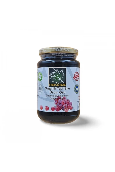 Aşıkzade Organik Tatlı Sıvı Üzüm Özü 370ml 480 G ürün görseli 1