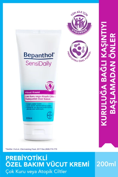 Bepanthol Sensidaily Vücut Kremi 200ml ürün görseli 1