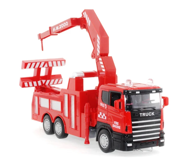 Die Cast Sürtmeli Vinçli Kurtarıcı İtfaiye Aracı ürün görseli 1