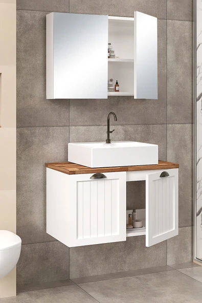 80 cm Aren Banyo Dolabı - Resim 2
